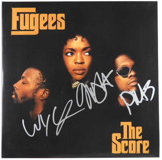 Fugees Fully Signed JSA Autograph Record Album Vinyl Lauryn Hill Wycleff Pras