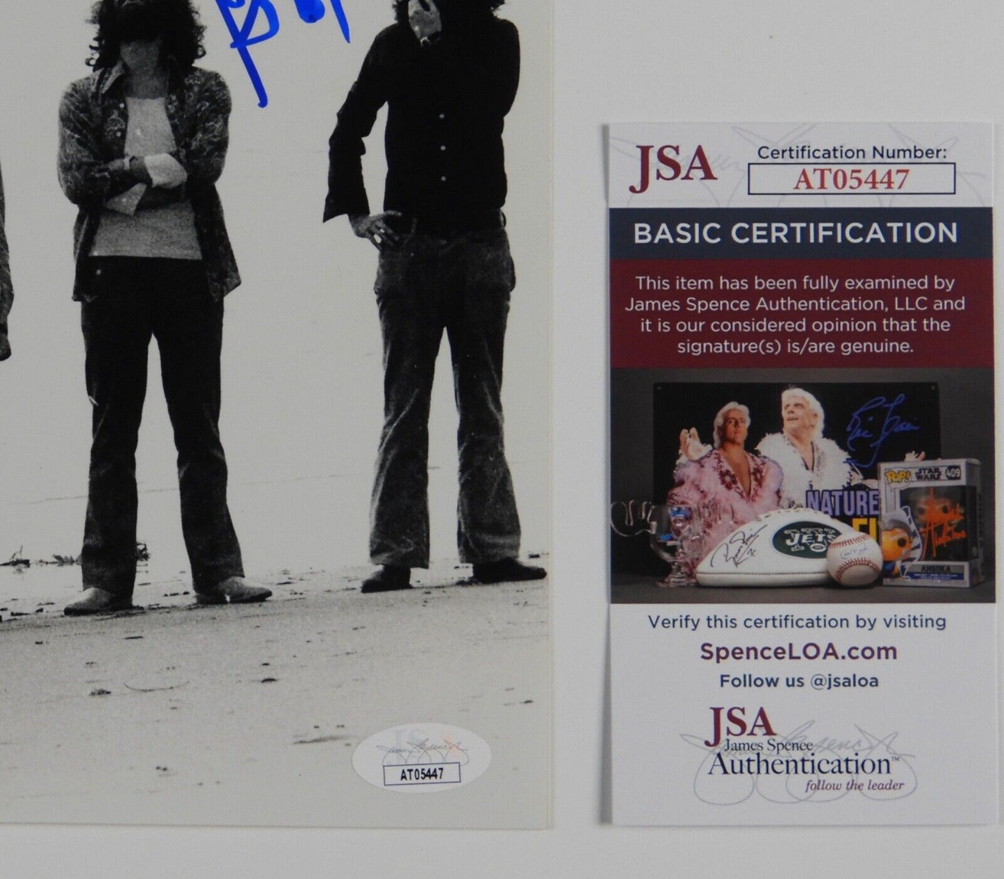 The Band Robbie Roberston Signed Signed JSA Autograph Photo 8 x 10 Garth Hudson