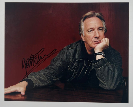 Alan Rickman JSA Signed Autograph 8 x 10 photo