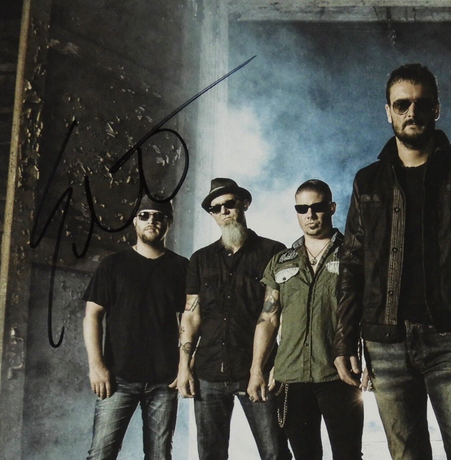 Eric Church JSA Signed Autograph Record Album Vinyl The Outsiders