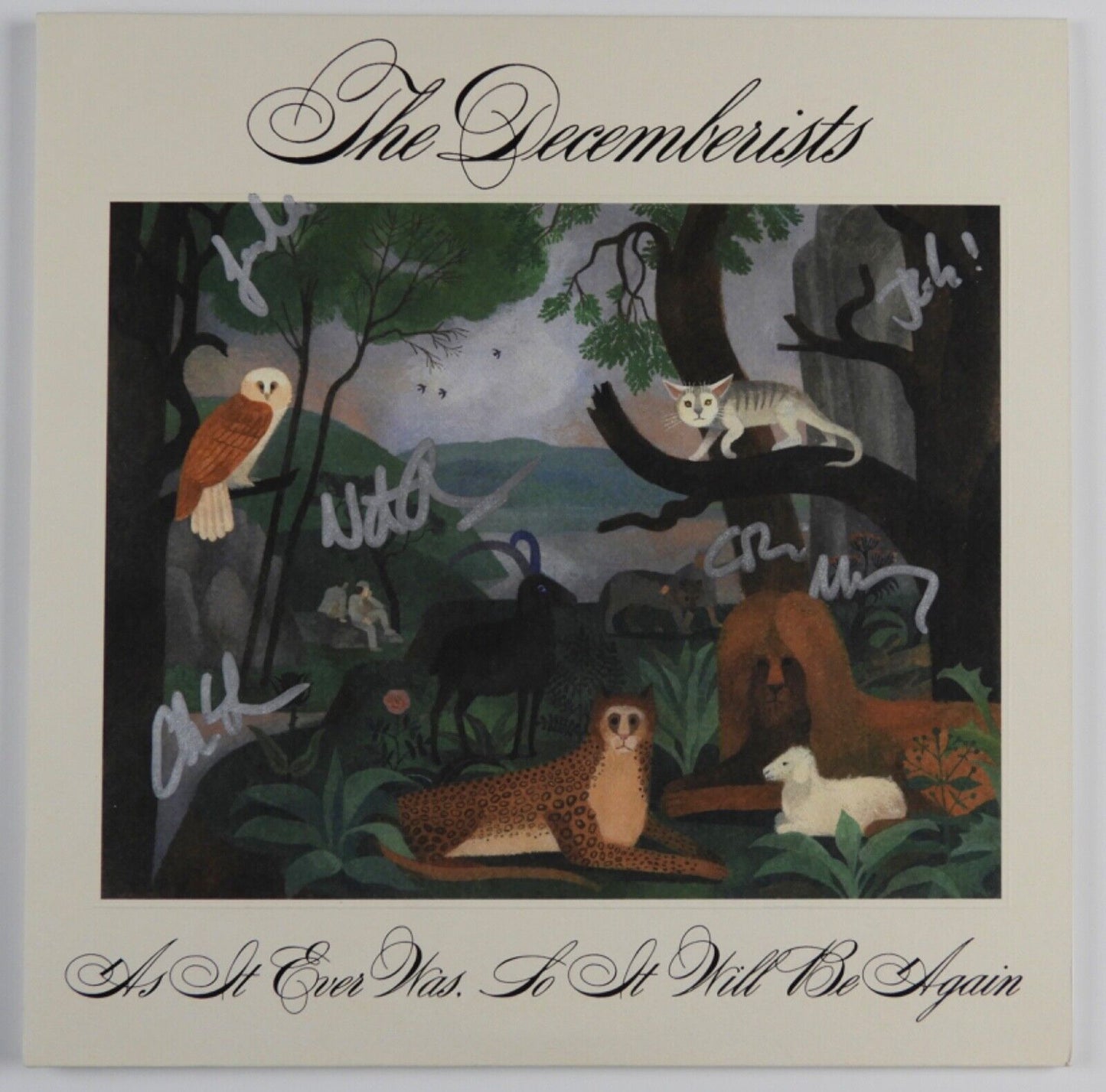 The Decemberists Signed Autograph JSA Album Record Vinyl As It Ever Was