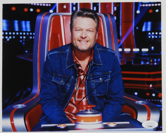 Blake Shelton JSA Autograph Signed 8 x 10 photo