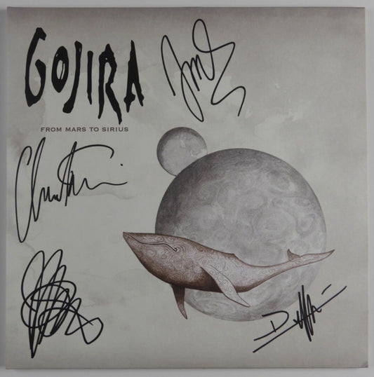 Gojira JSA Fully Signed Autograph Album Record Vinyl From Mars To Sirius