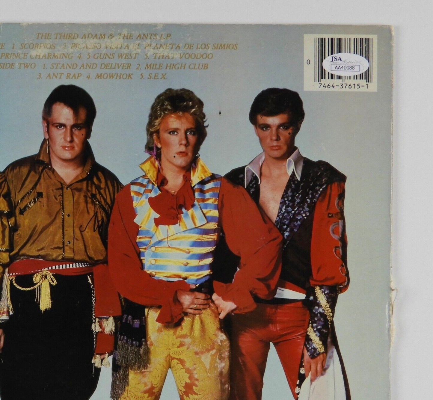 Adam And The Ants JSA Signed Autograph Album Vinyl Record Prince Charming