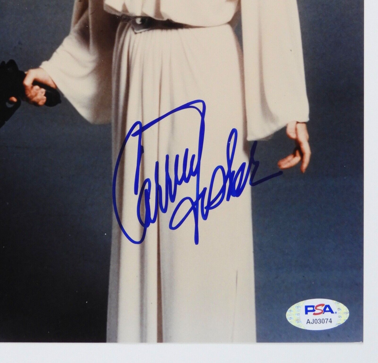 Star Wars Carrie Fisher Autograph Signed 8 x 10 Photo PSA COA Princess Leia