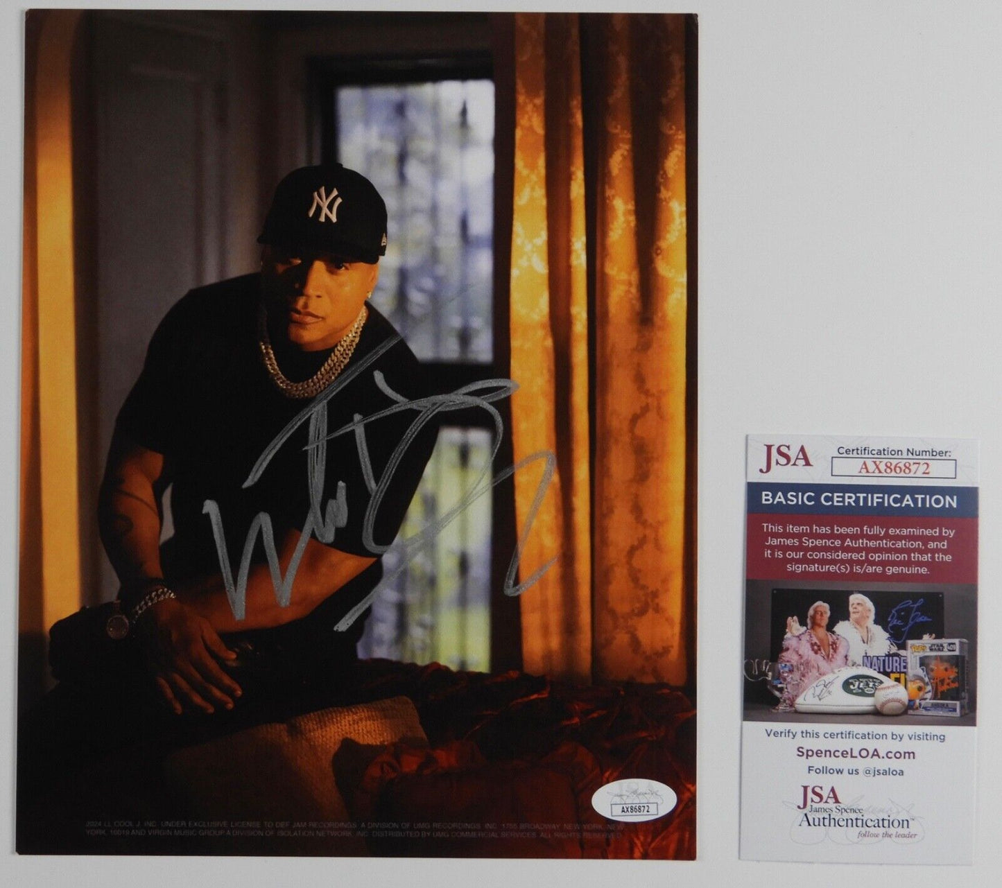 LL Cool J JSA Signed Autograph Signed 8 x 10 with New Vinyl The Force