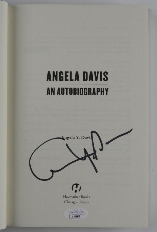 Angela Davis JSA Autograph Signed Book An Autobiography Hardcover Activist