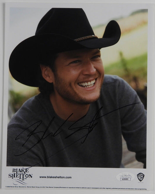 Blake Shelton JSA Autograph Signed 8 x 10 promo photo