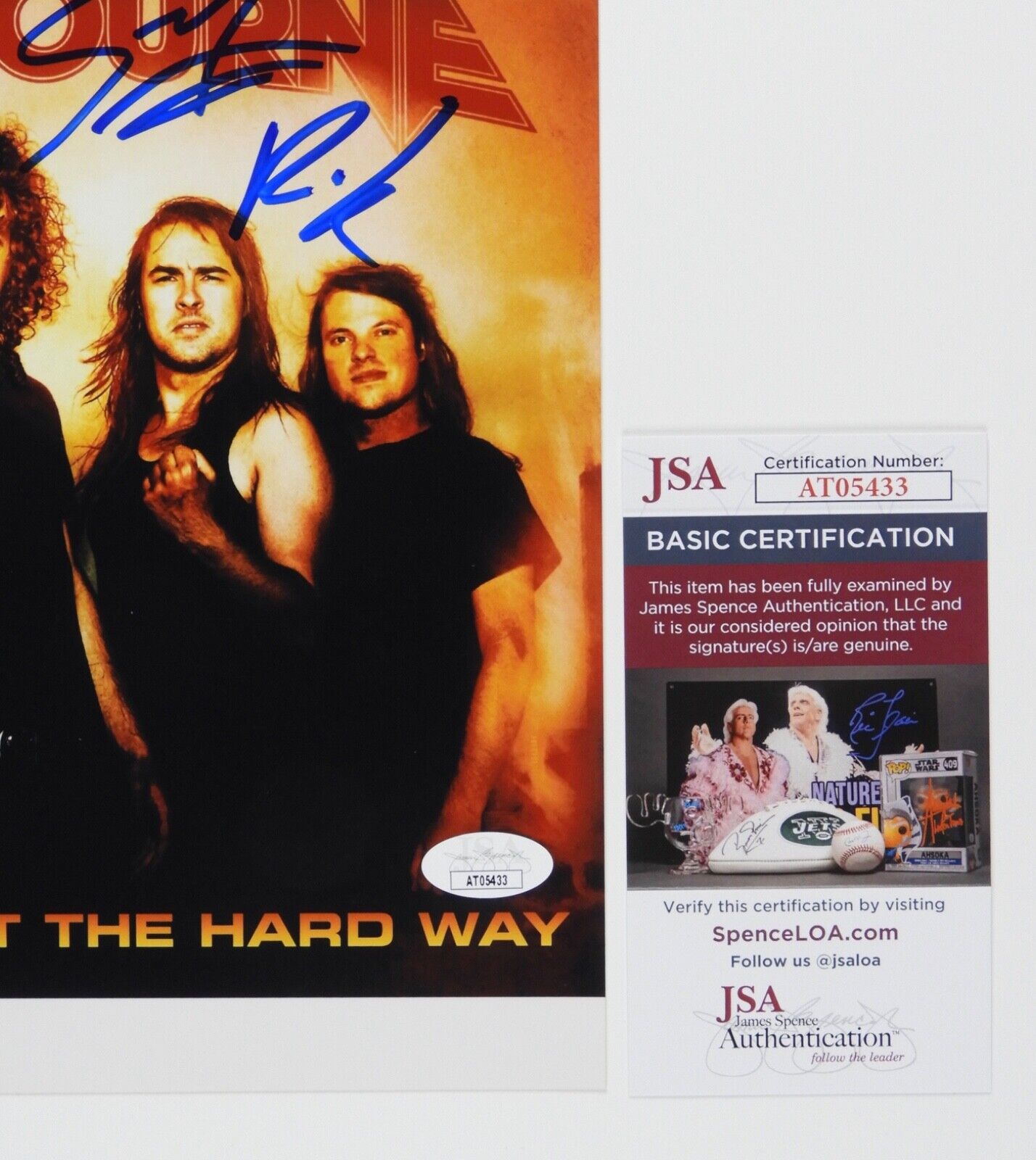 Airbourne Fully JSA Signed Autograph 8 x 10 Photo