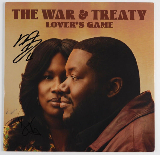 The War & Treaty JSA Signed Autograph Album Record Vinyl Lover's Game