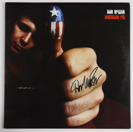 Don Mclean JSA Signed Autograph Album Record Vinyl American Pie