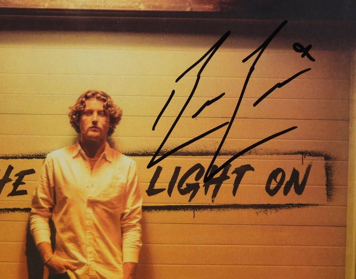 Bailey Zimmerman JSA Signed Autograph Record Album Vinyl  Leave The Light On