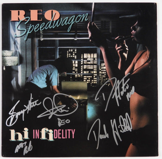 REO Speedwagon JSA Signed Autograph Record Album Vinyl Kevin Cronin