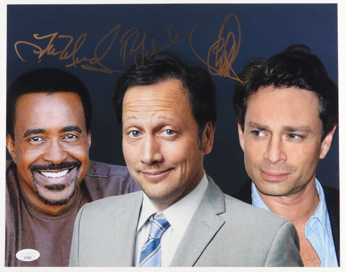 Rob Schneider Tim Meadows Chris Kattan Autograph JSA 11 x 14 Signed Photo SNL