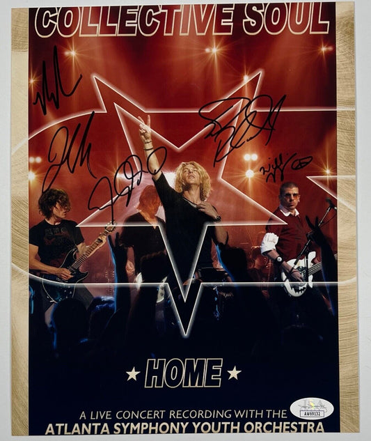 Collective Soul Fully JSA Signed Autograph 8 x 10 photo