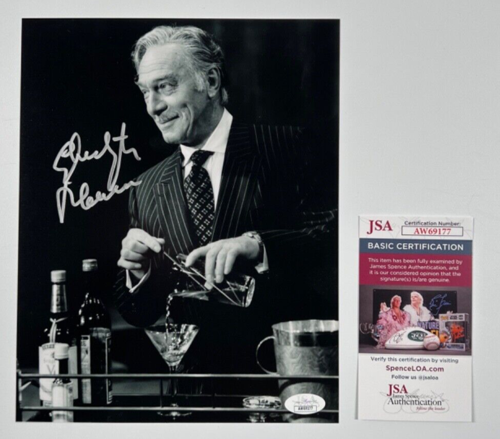 Christopher Plummer JSA Signed Autograph 8 x 10 photo