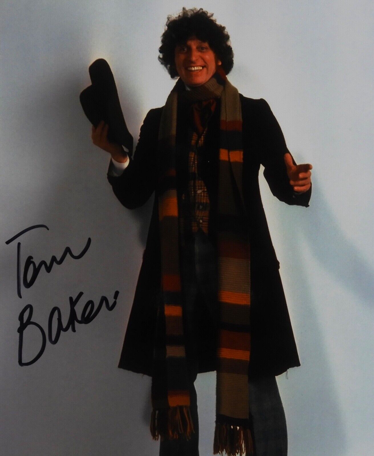 Tom Baker  Doctor Who Autograph Signed Photo JSA COA 8 x 10 Dr Who