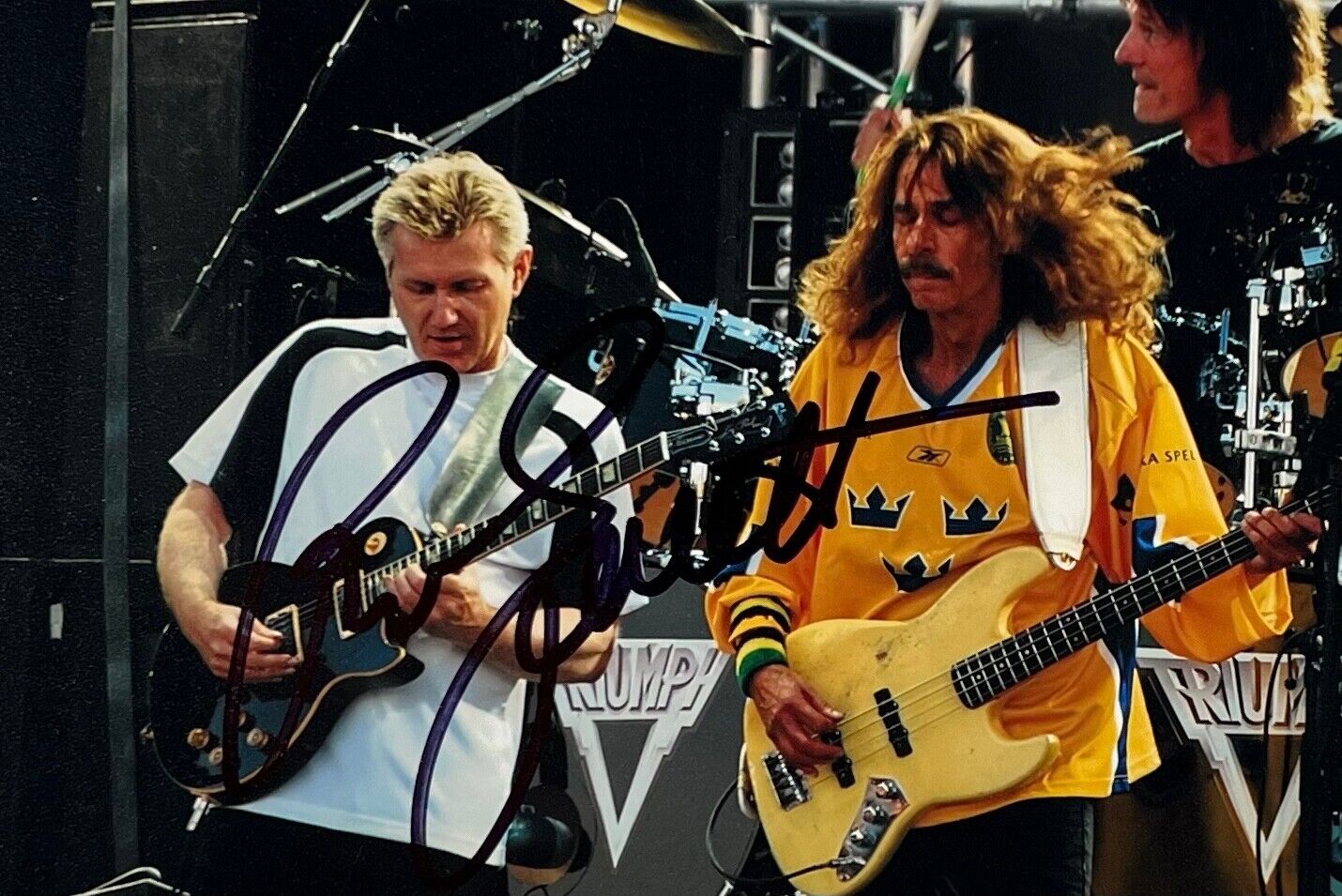 Rik Emmett Triumph JSA Signed Autograph Photo 8 x 10