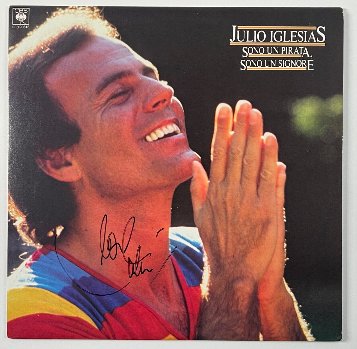 Julio Iglesias JSA Autograph Signed Album Vinyl Record Sono Un Pirata