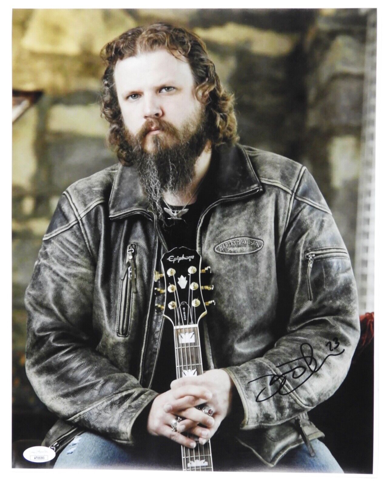 Jamey Johnson JSA Signed Autograph Photo 11 x 14