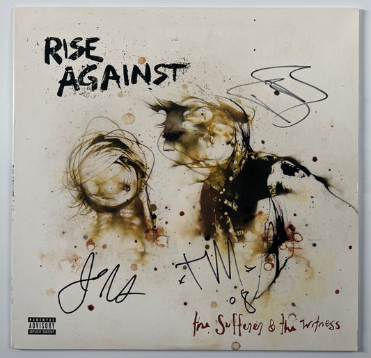 Rise Against JSA Autograph Signed Album Vinyl Record The Sufferer & The Witness