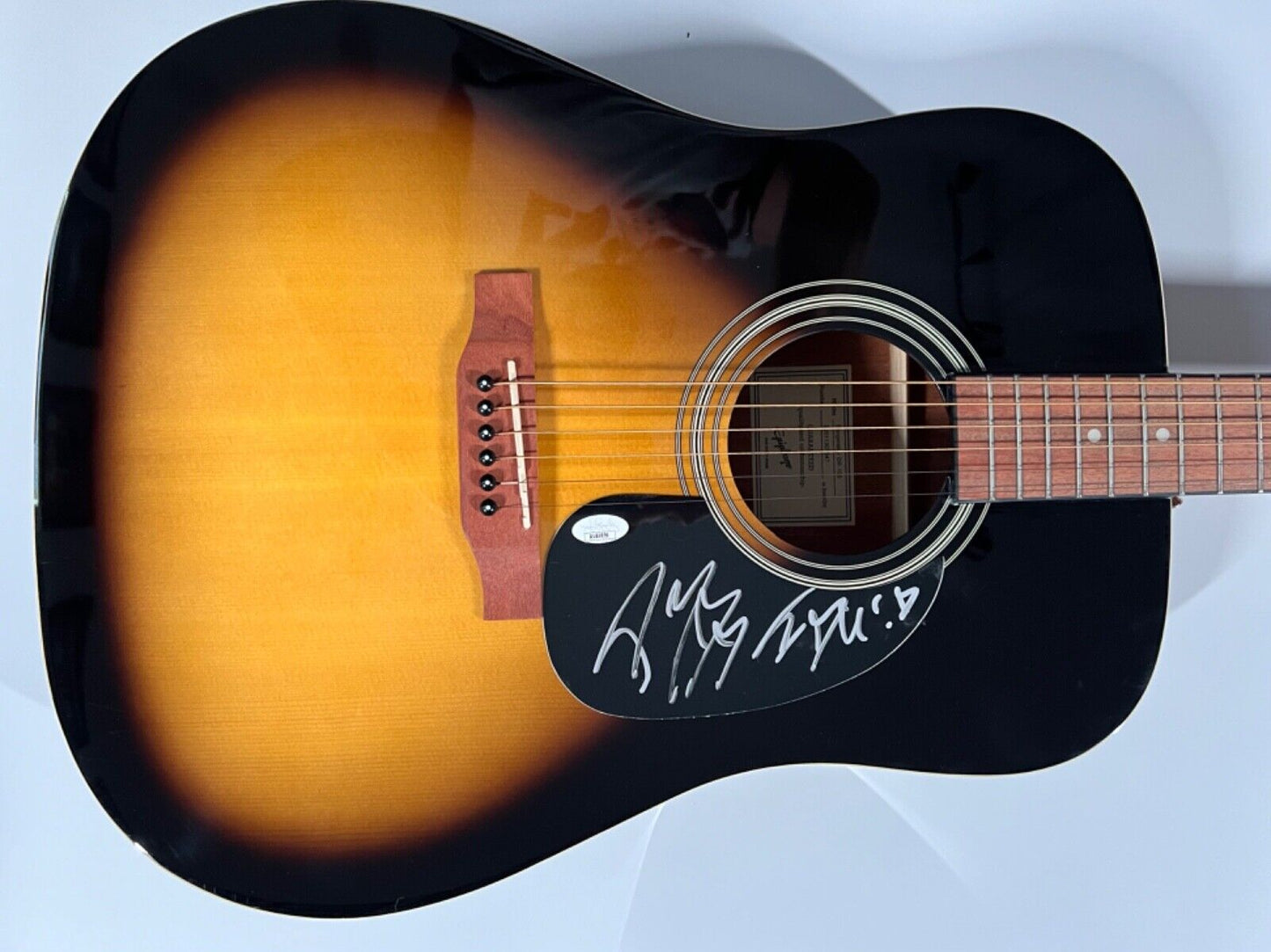 Post Malone JSA Autograph Signed Guitar Epiphone Acoustic