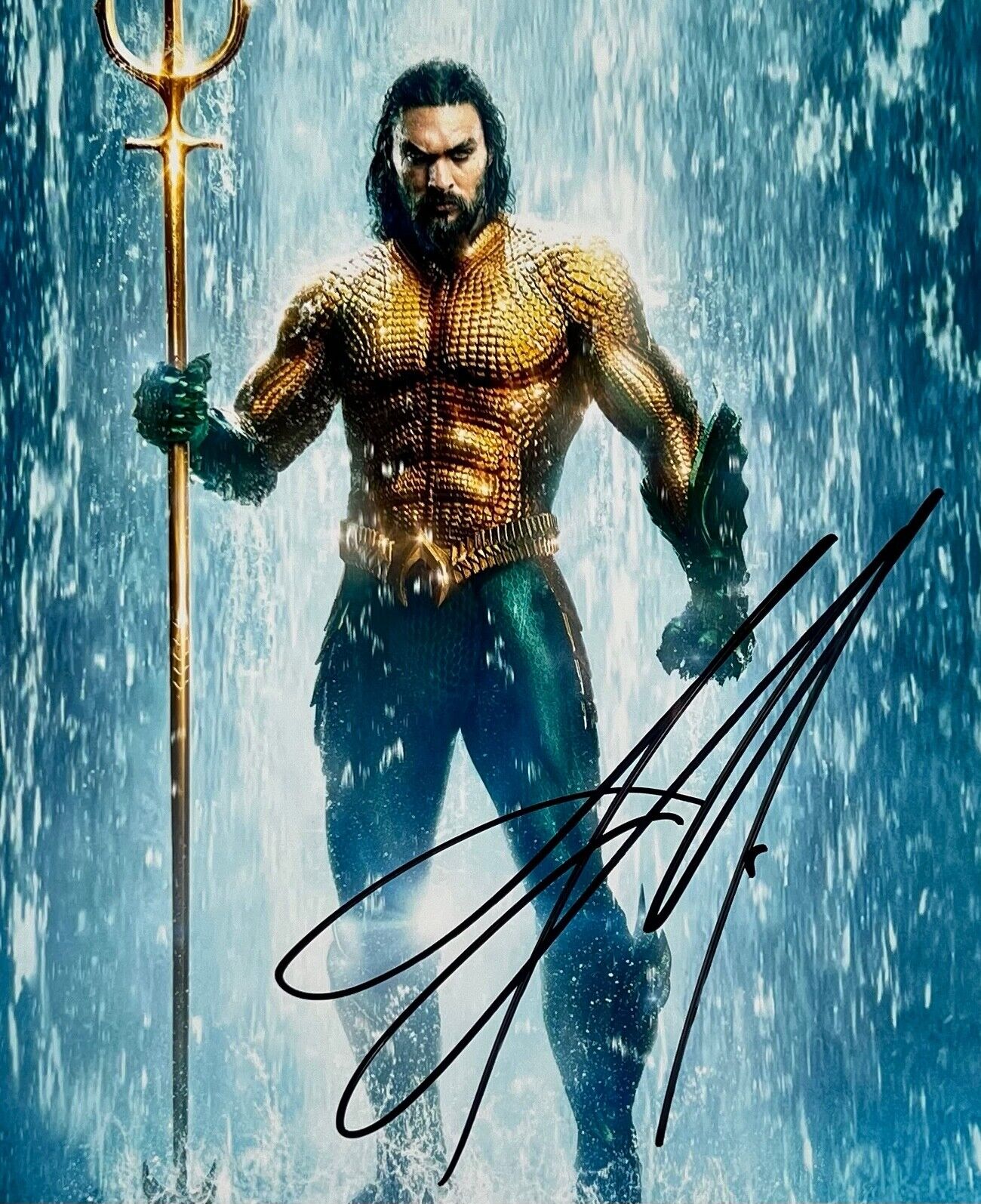 Jason Momoa Aquaman JSA Signed Autograph 8 x 10 photo