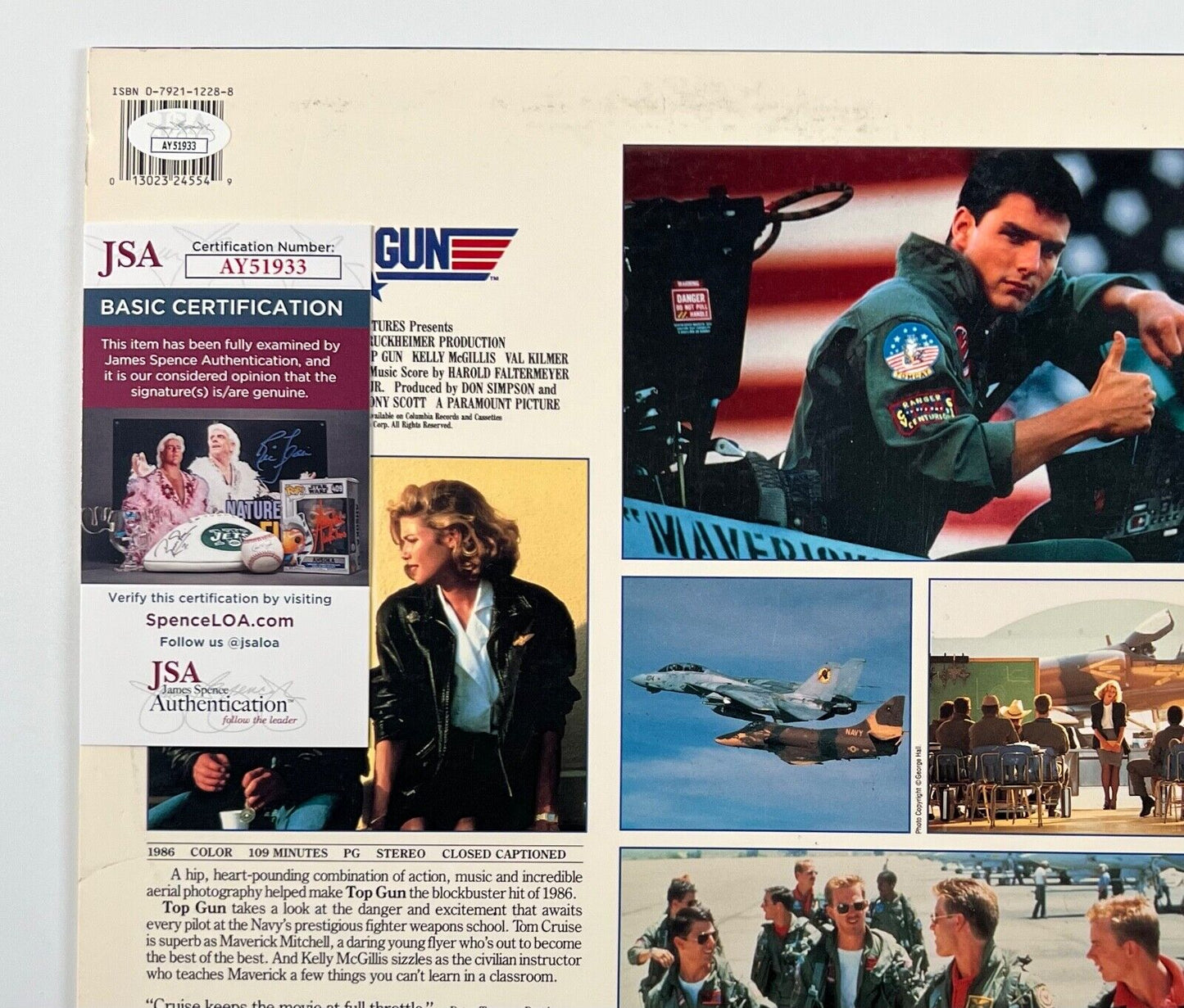 Kenny Loggins JSA Autograph Signed Laser Disc Top Gun