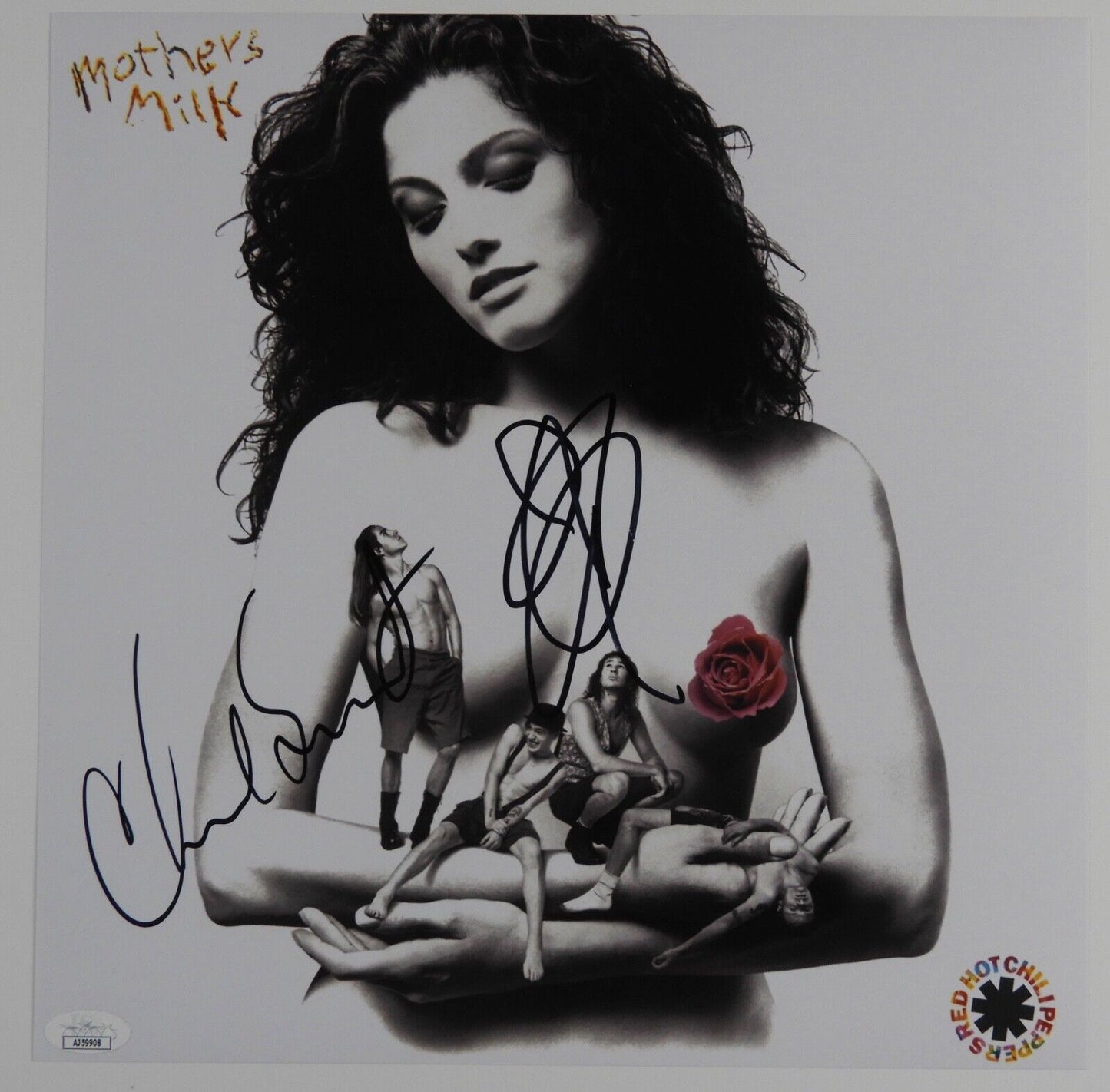 Red Hot Chili Peppers Signed Autograph JSA Album Photo Mothers Milk