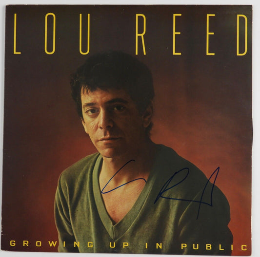 Lou Reed JSA Signed Autograph Album Record Vinyl Growing Up In The Public