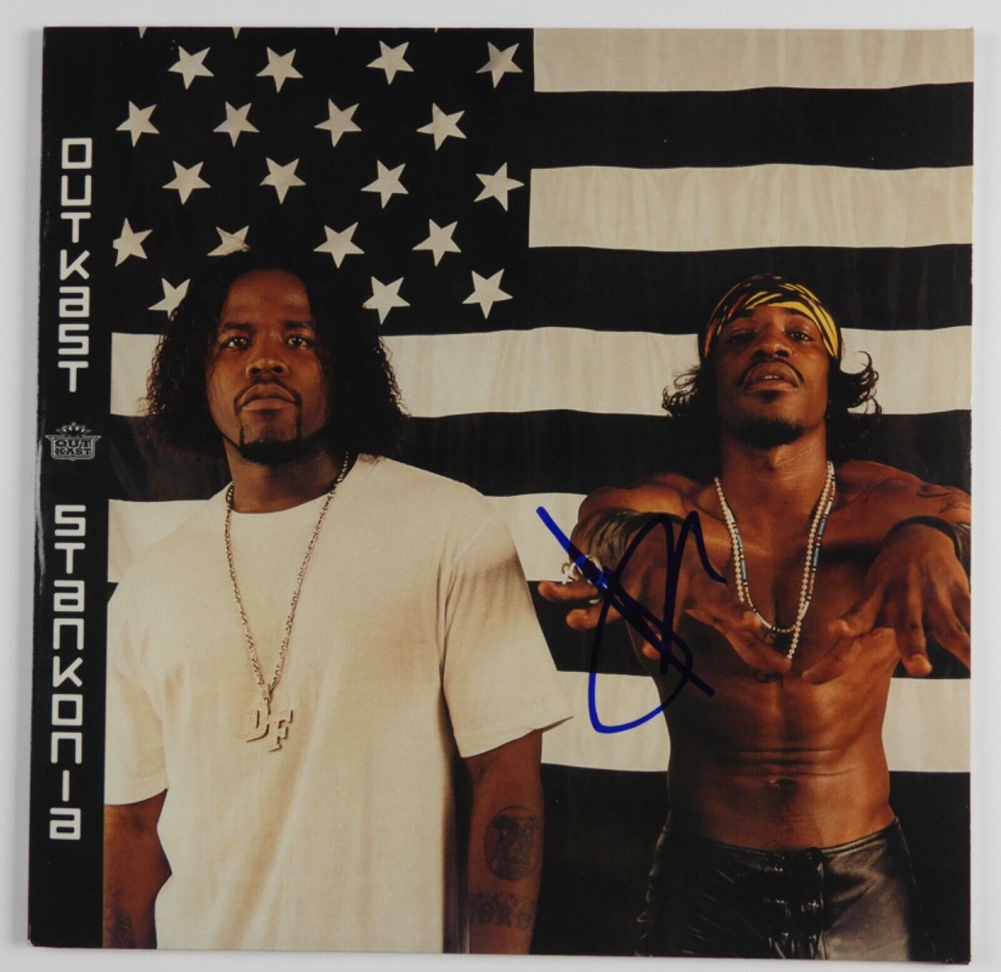 Outkast Andre 3000 JSA Autograph Signed Album Record Vinyl Stankonia