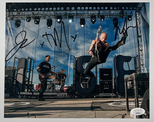 Rise Against Fully JSA Signed Autograph 8 x 10 photo