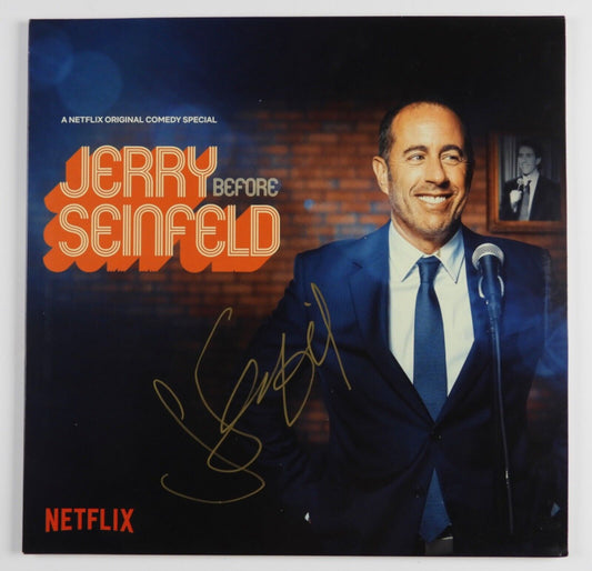 Jerry Seinfeld JSA Autograph Signed Album Record Vinyl Before Nexflix