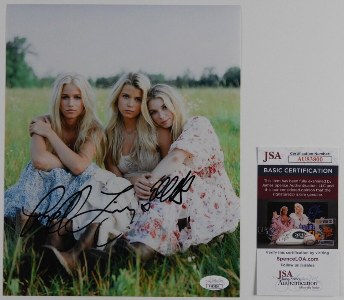 The Castellows JSA Fully Signed Autograph 8 x 10 Photo Country Music Star