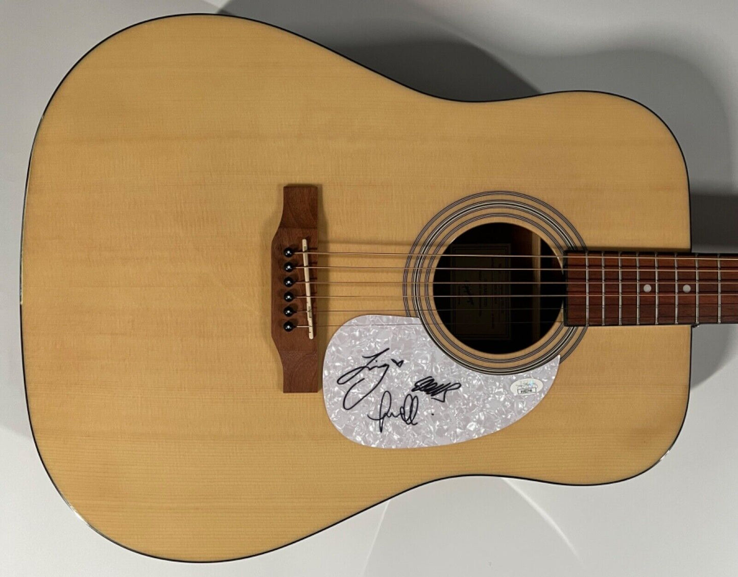 The Castellows JSA Autograph Fully Signed Guitar Epiphone Acoustic