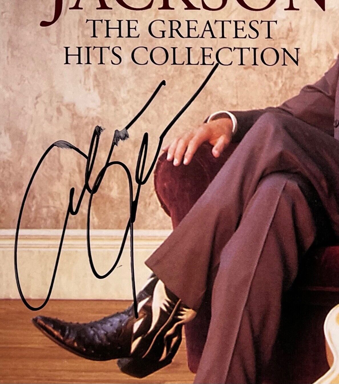Alan Jackson JSA Signed Autograph Record Album The Greatest Hits