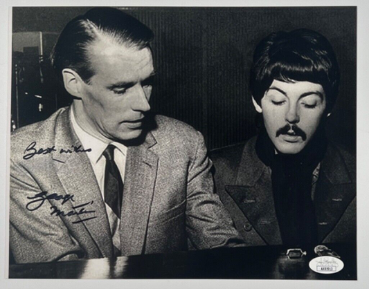 George Martin JSA Signed Autograph 8 x 10 photo The Beatles