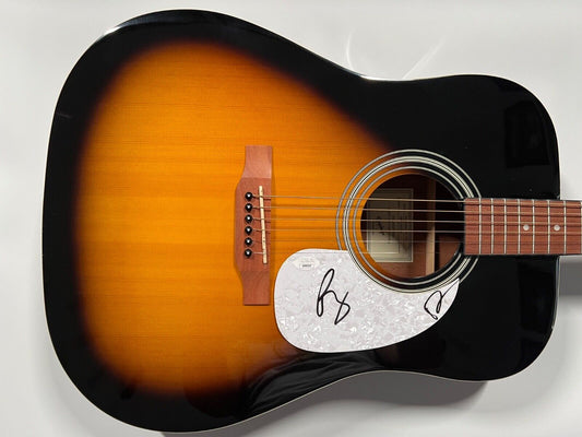 The Black Keys JSA Autograph Signed Guitar Epiphone Acoustic