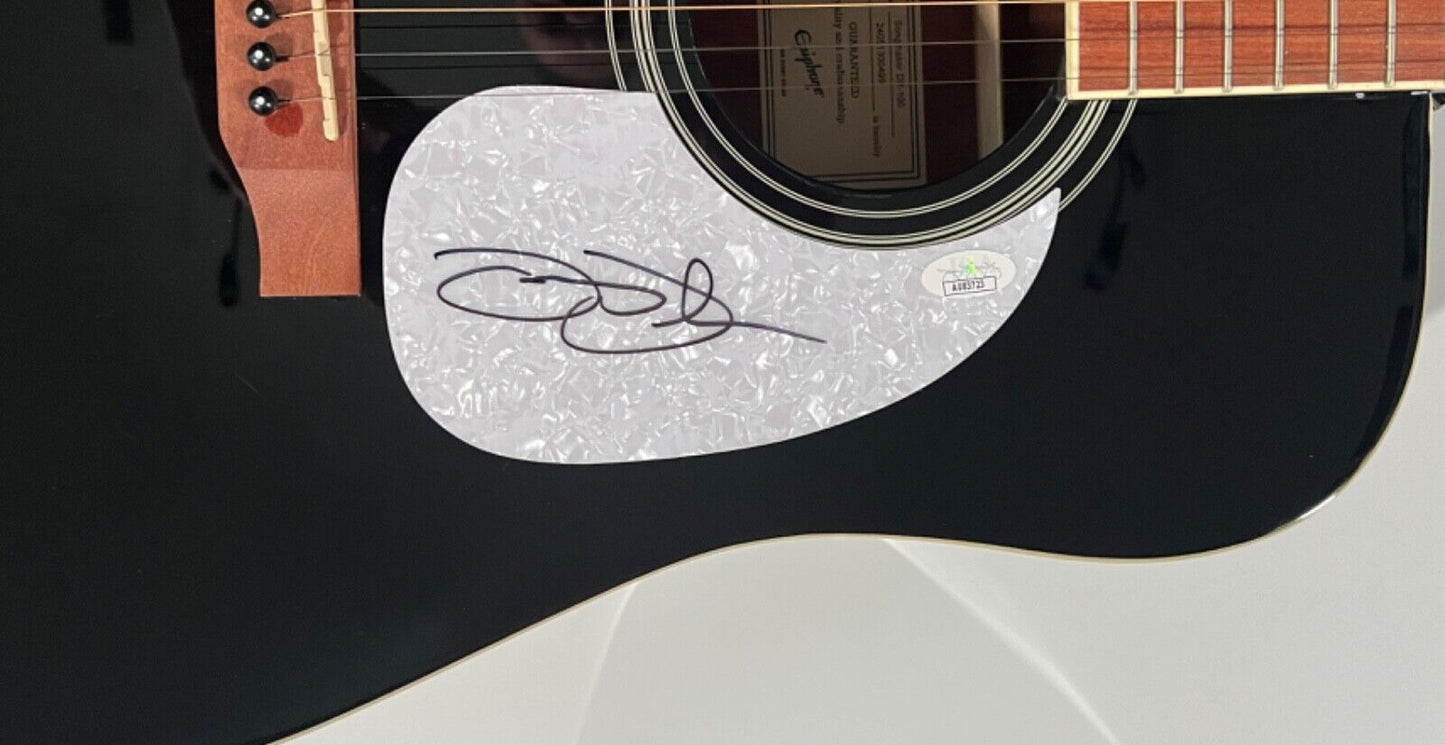 Jamey Johnson JSA Autograph Signed Guitar Epiphone Acoustic