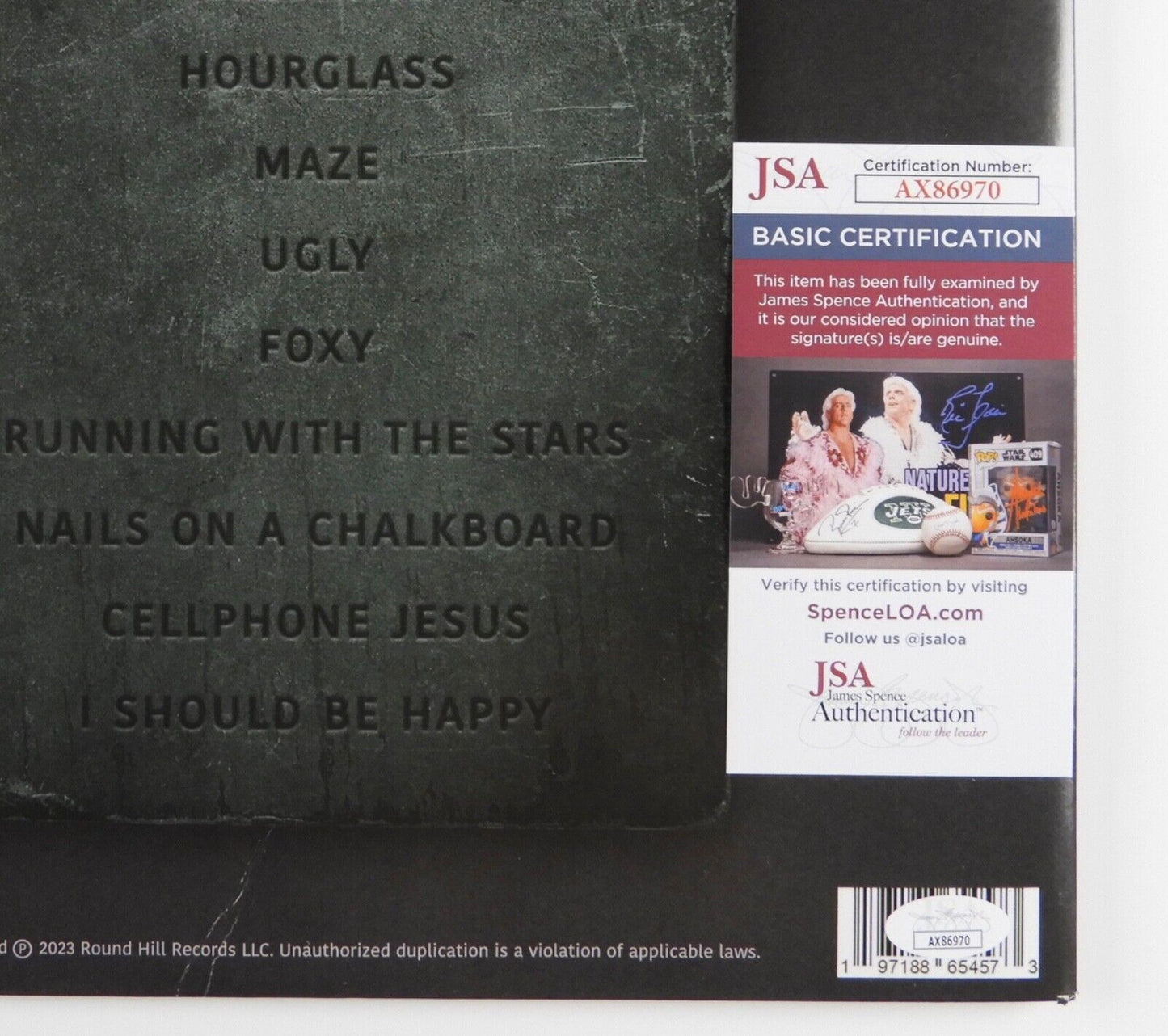 Candlebox JSA Fully Signed Autograph Album Record Vinyl The Long Goodbye