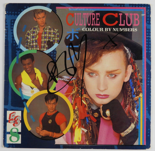 Boy George JSA Signed Autograph Record Album Vinyl Culture Club Colors By Number