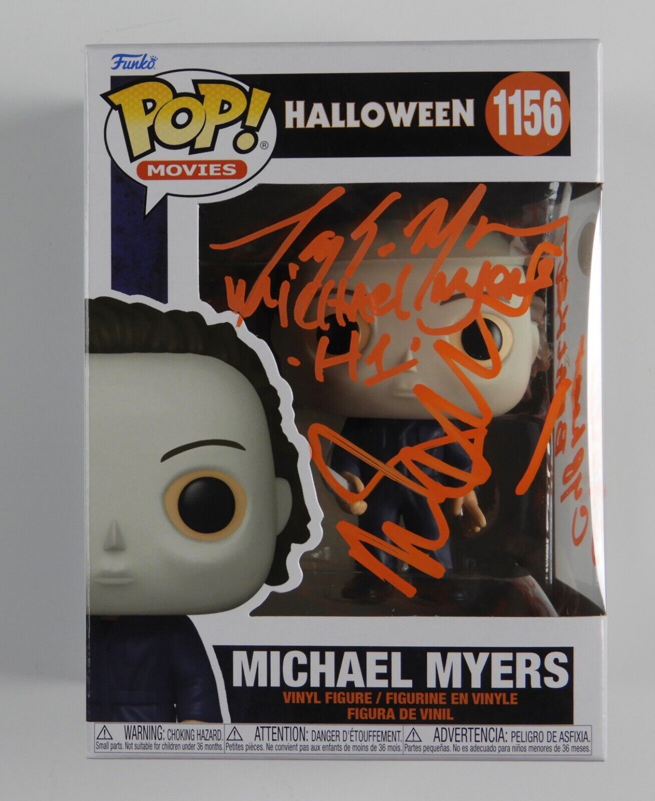 Malcom McDowell + JSA Signed Autograph Funko Pop Michael Myers Halloween 1156