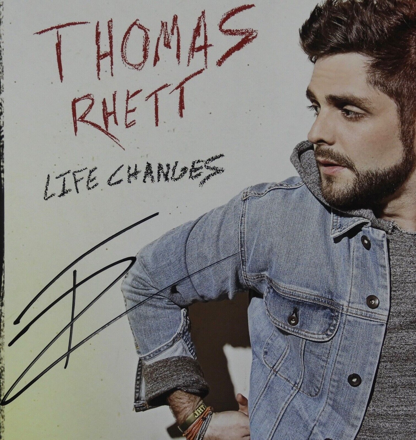 Thomas Rhett JSA Signed Autograph Album Record Vinyl Life Changes