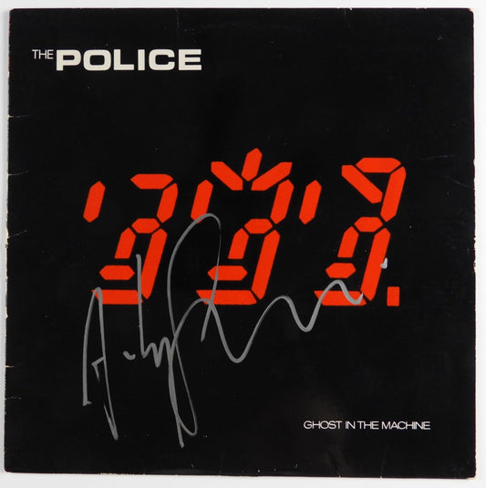 Andy Summers The Police JSA Signed Autograph Vinyl Album Ghost In The Machine