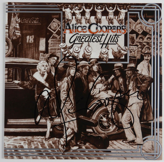 Alice Cooper JSA Signed Autograph Album Record Vinyl Greatest Hits