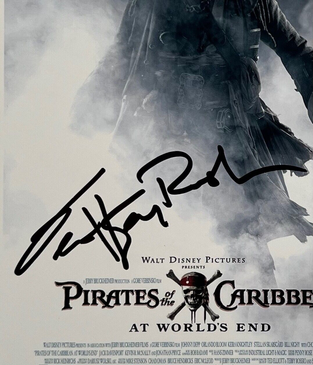 Geoffrey Rush Pirates Of The Caribbean JSA Signed Autograph 8 x 10 photo