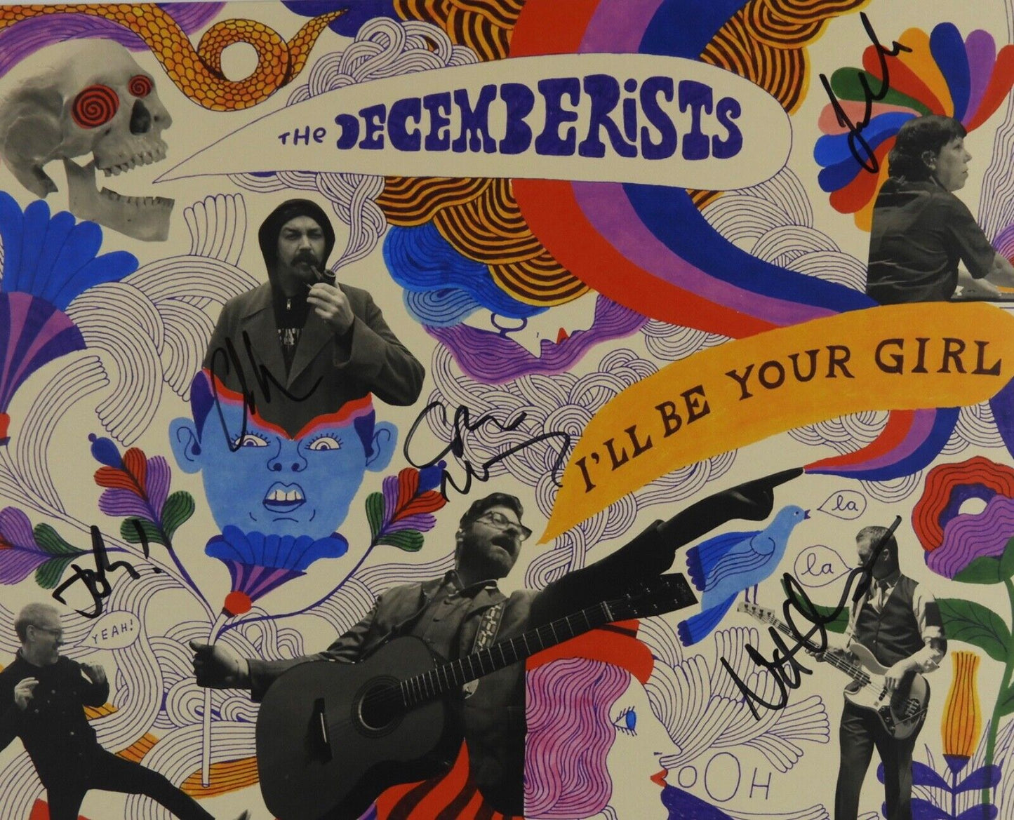 The Decemberists Signed Autograph JSA Album Record Vinyl I'll Be Your Girl