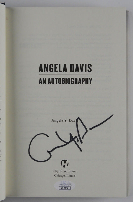 Angela Davis JSA Autograph Signed Book An Autobiography Hardcover Activist