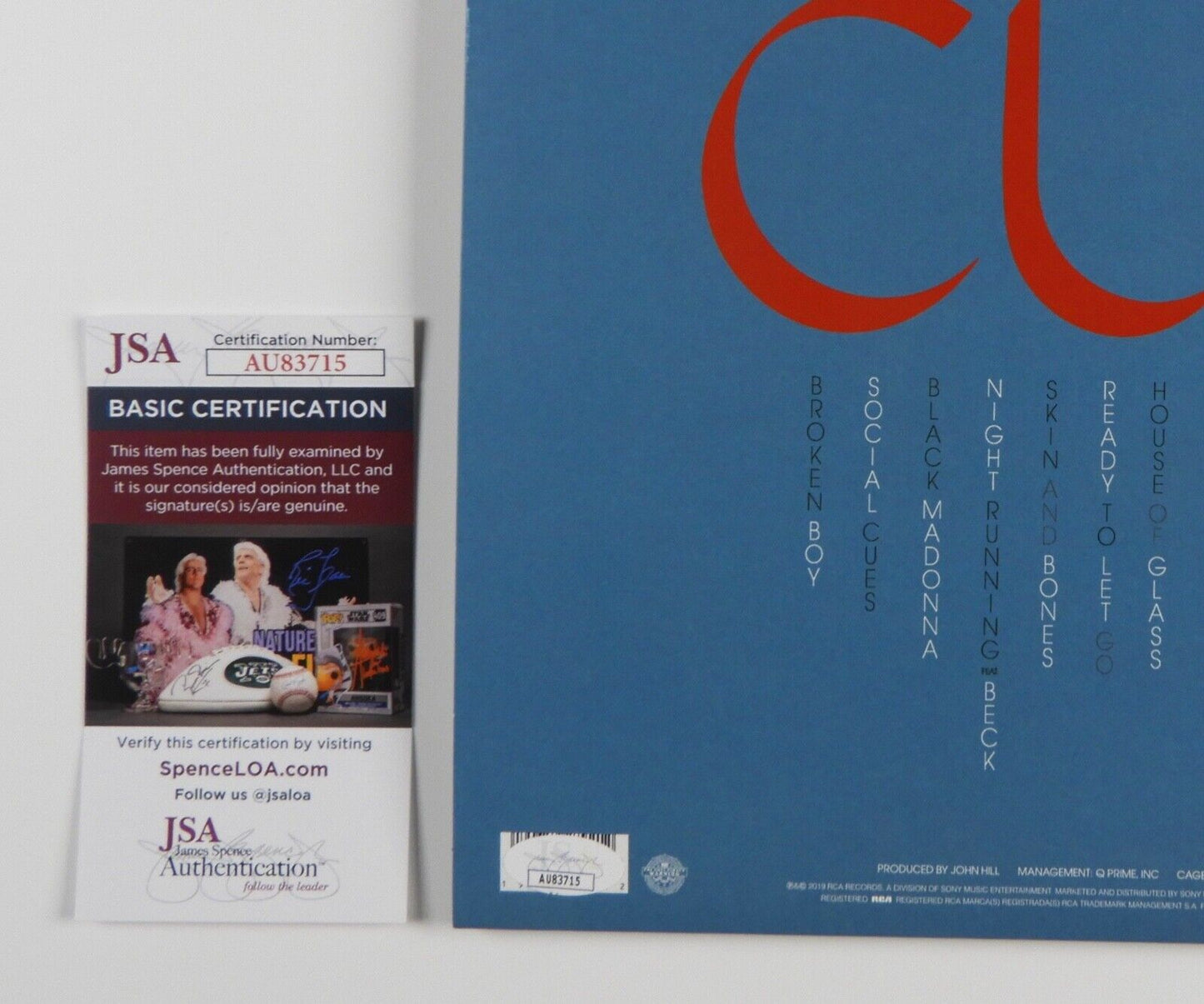 Cage The Elephant Fully JSA Signed Autograph Album Record Social Cues