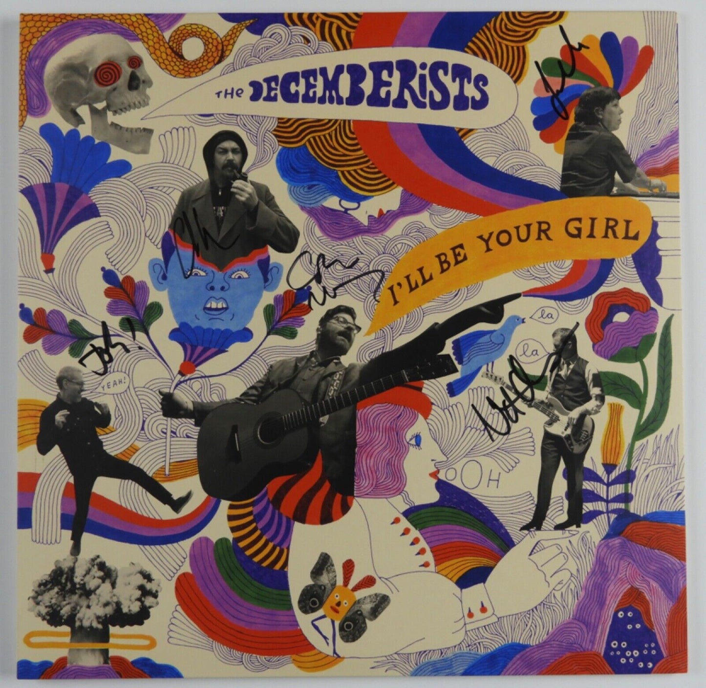 The Decemberists Signed Autograph JSA Album Record Vinyl I'll Be Your Girl